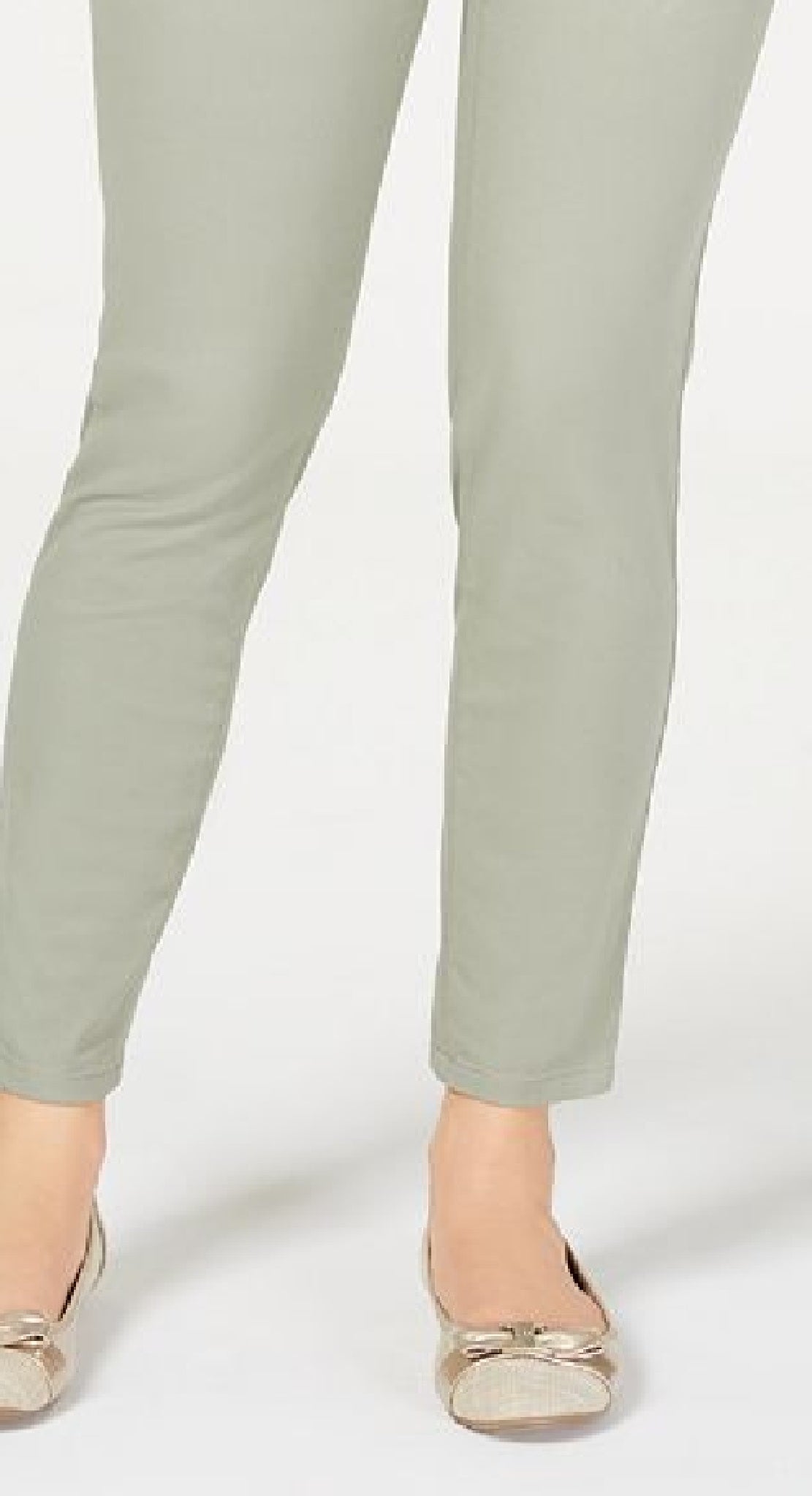 Charter Club Women's Bristol Skinny Ankle Jeans Green Size 6 Petite