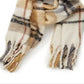 Cejon Spacious Plaid Blanket Wrap Brown Regular