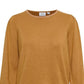 Alfani Women's Sweater Ribbed Metallic Knit Pullover Brown Size X-Large