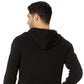 Calvin Klein Men's Textured Hoodie Full Zipper Black Size L
