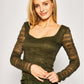 Guess Women's Bluză Verde Regular Fit Green Size X-Small