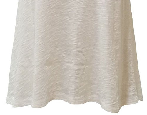 INC International Concepts Women's Cotton Burnout Tank Top White Size Medium