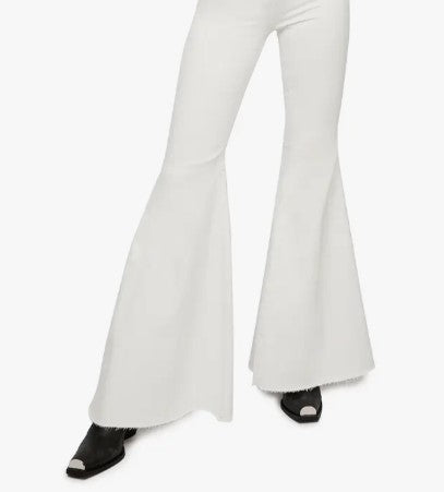 Free People Women's Just Float on Flare Jeans White Size 26