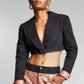Bar III Women's Double-Waistband Faux-Leather Pants Brown Size XXXL