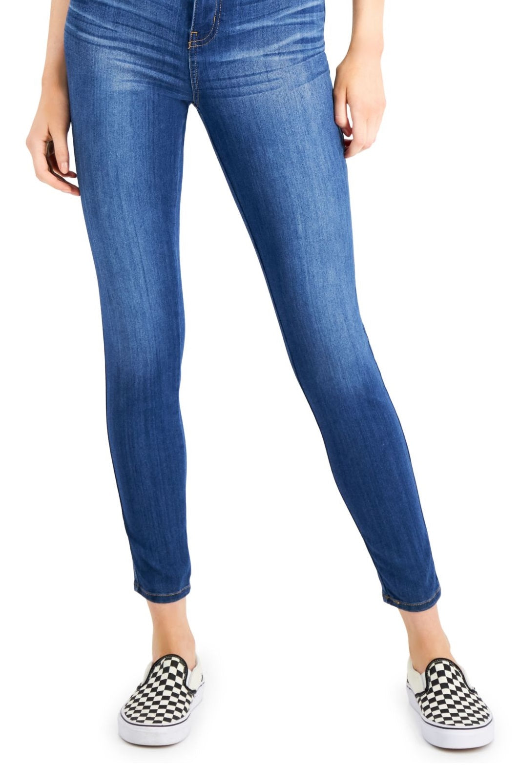 Celebrity Pink Women's Curvy Ultra High Rise Ankle Skinny Jean Blue Size 3/36