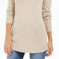 Charter Club Women's Marled V Neck Sweater Brown Size Petite XL
