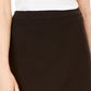 Maison Jules Women's Scallop Hem Skirt Black Size 14