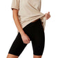 Cotton on Women's High Waisted Dylan Bike Short Black Size X-Large