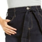 INC International Concepts Women's Curvy Paperbag Jean Skirt Blue Size 14