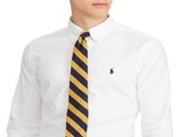 Ralph Lauren Men's Oxford Button up Shirt White Size Medium