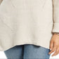 Style & Co Women's Plus Pointelle Trim Sweater Brown Size 0X