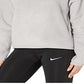 Nike Women's Therma Cowl Cozy Top Gray Size Large