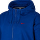 Nike Women's Plus Sportswear Logo Zip Hoodie Blue Size X-Large