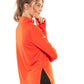Nike Women's Swoosh Half Zip Running Top Orange Size Small