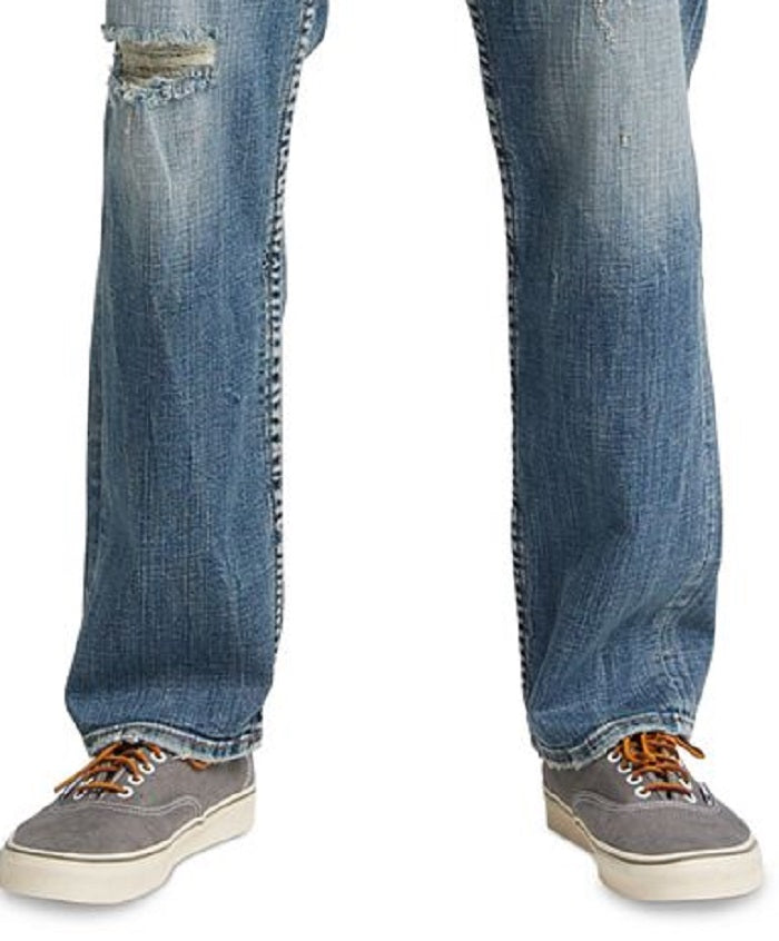 Silver Jeans Co. Men's Hunter Athletic Fit Tapered Jeans Blue Size 36X32