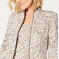 Alex Evenings Women's Lord & Taylor Printed Twin Set Jacket Brown Size Petite X-Large