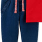 Carter's Infant Boy's Henley Tee & Jogger Set Red Size Newborn