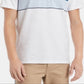Calvin Klein Men's Colorblocked Engineered Stripe Polo Shirt White Size X-Large