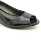 Alfani Women's Cammi Peep Toe Wedges Heels Shoes Blue Size 6.5