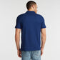 Nautica Men's Big & Tall Stretch Mesh Polo Blue Size LT