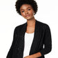 Charter Club Women's Cashmere Sequin Trim Completer Sweater Black Size Petite S