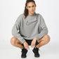 Nike Women's Sportovn Mikina Dry Top Gray Size S