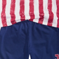 Max & Olivia Little & Big Boys 2-Pc. Flag Pajamas Set - Navy Size XL
