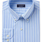 Club Room Men's Classic/Regular Fit Double Stripe Dress Shirt Blue Size 32-33