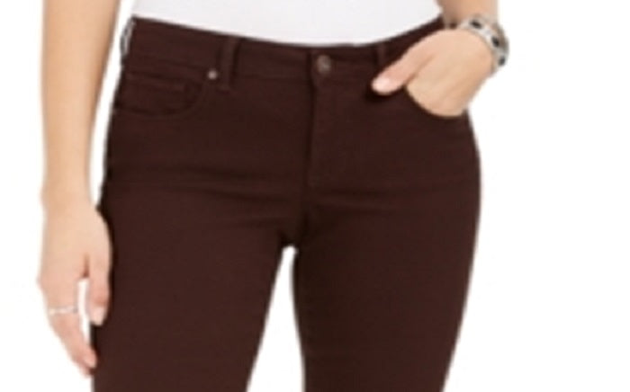 Style & Co Women's Tummy Control Bootcut Jeans Brown Size 16X4.5