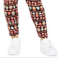 Planet Gold Women's Trendy Plus Printed Leggings Black Size 1X