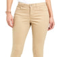 Style & Co Women's Curvy Fit Skinny Fashion Jeans Brown Size 12