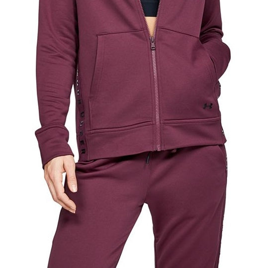 Under Armour Women's Tech Terry Zip Hoodie Purple Size Medium
