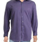 Alfani Men's Regular Fit Officewear Button Down Shirt Purple Size M-15-15.5-32/33