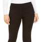 Alfani Women's Metallic Hem Ankle Pants Black Size 4 Petite