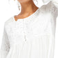 Free People Women's Sea of Love Top White Size Large