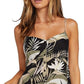 Volcom Junior's Hey Bud Printed Fit & Flare Dress Black Size L