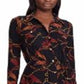 Ralph Lauren Women's Kerrojan Printed Shirtdress Black Size Large