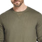 Weatherproof Vintage Men's Heather Long Sleeve T-Shirt Green Size Small