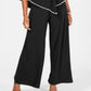 MSK Women's Off Shoulder Rhinestone Trim Jumpsuit Black Size Medium