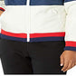 Champion Women's Hooded Long Sleeve Quarter Zip Pullover Blue Size Medium