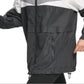DKNY Women's Reflective Color Blocked Windbreaker Jacket Black Size Medium