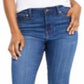 Celebrity Pink Junior's Cuffed High Rise Skinny Jeans Blue Size 3