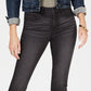 Style & Co Women's Curvy Tummy Control Skinny Jeans Black Size 6P