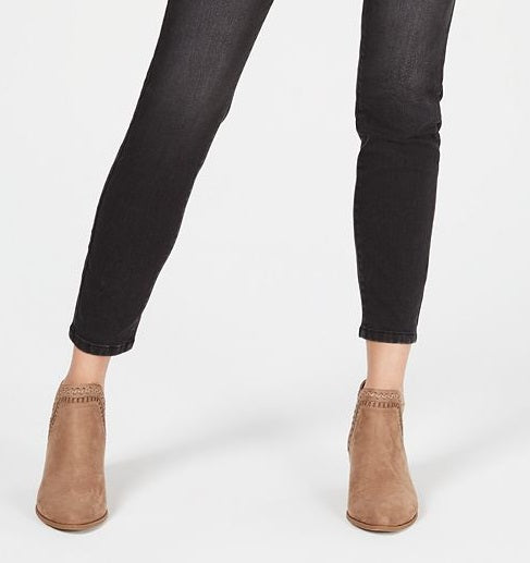 Style & Co Women's Curvy Tummy Control Skinny Jeans Black Size 6P