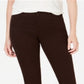 Style & Co Women's Tummy Control Slim Leg Jeans Brown Size 14