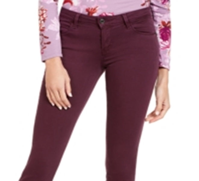 Guess Women's Curve X Skinny Jeans Purple Size -1-26