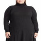 Ralph Lauren Women's High Neck Dress Polo Black Size 2X