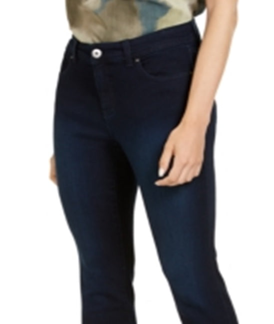 INC International Concepts Women's  Petite Tummy-Control Skinny Jeans  Blue Size 14 P