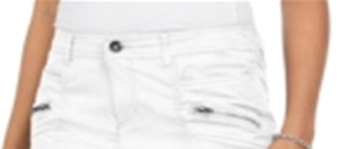 Style & Co Women's Cargo Shorts White Size 2