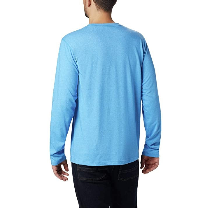 Columbia Men's Thistletown Park Long Sleeve Henley Shirt Blue Size XX-Large